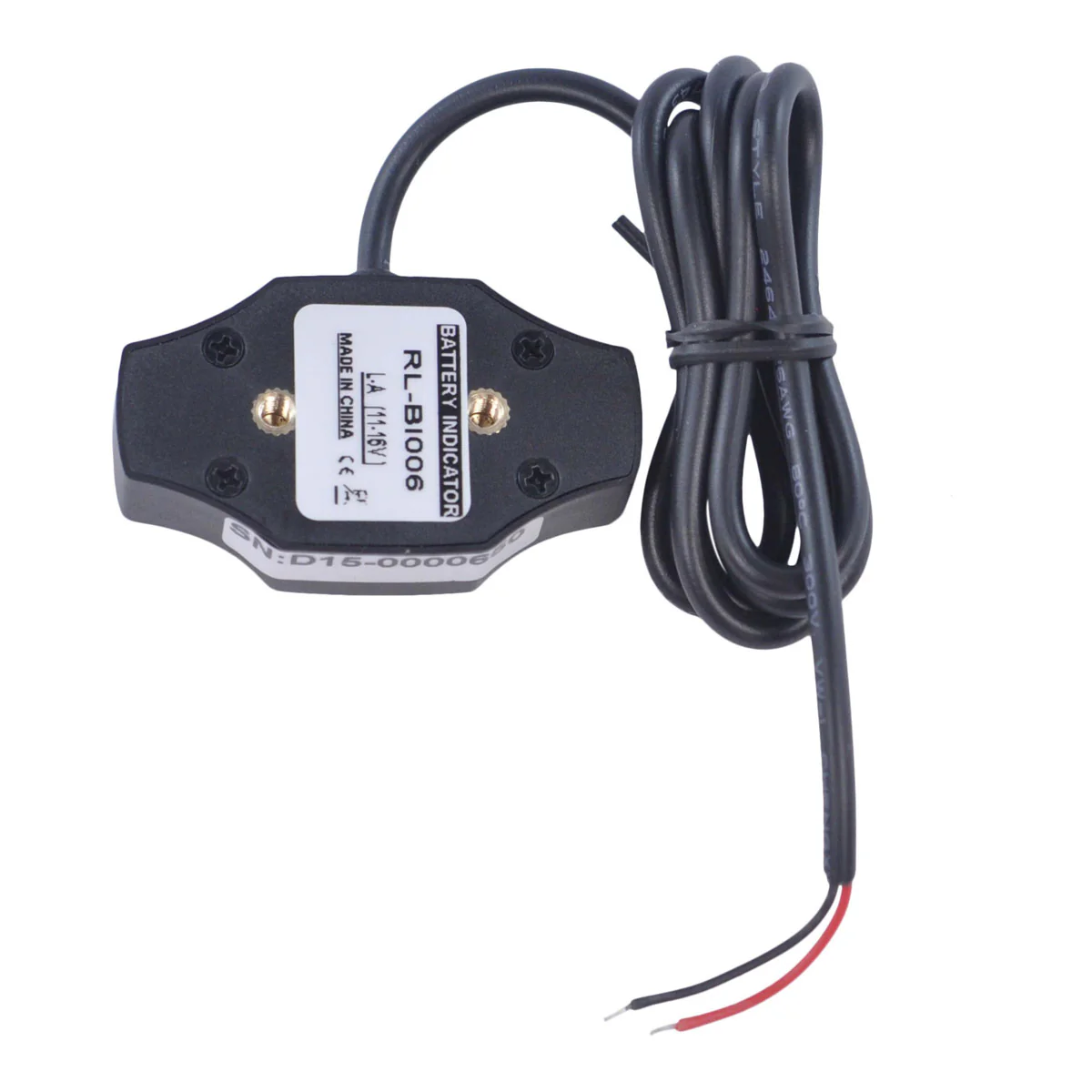 Universal Battery Volt Meter with Small Digital LED Display Charging Circuit Monitor and Waterproof Case 11V-16V - Image 3