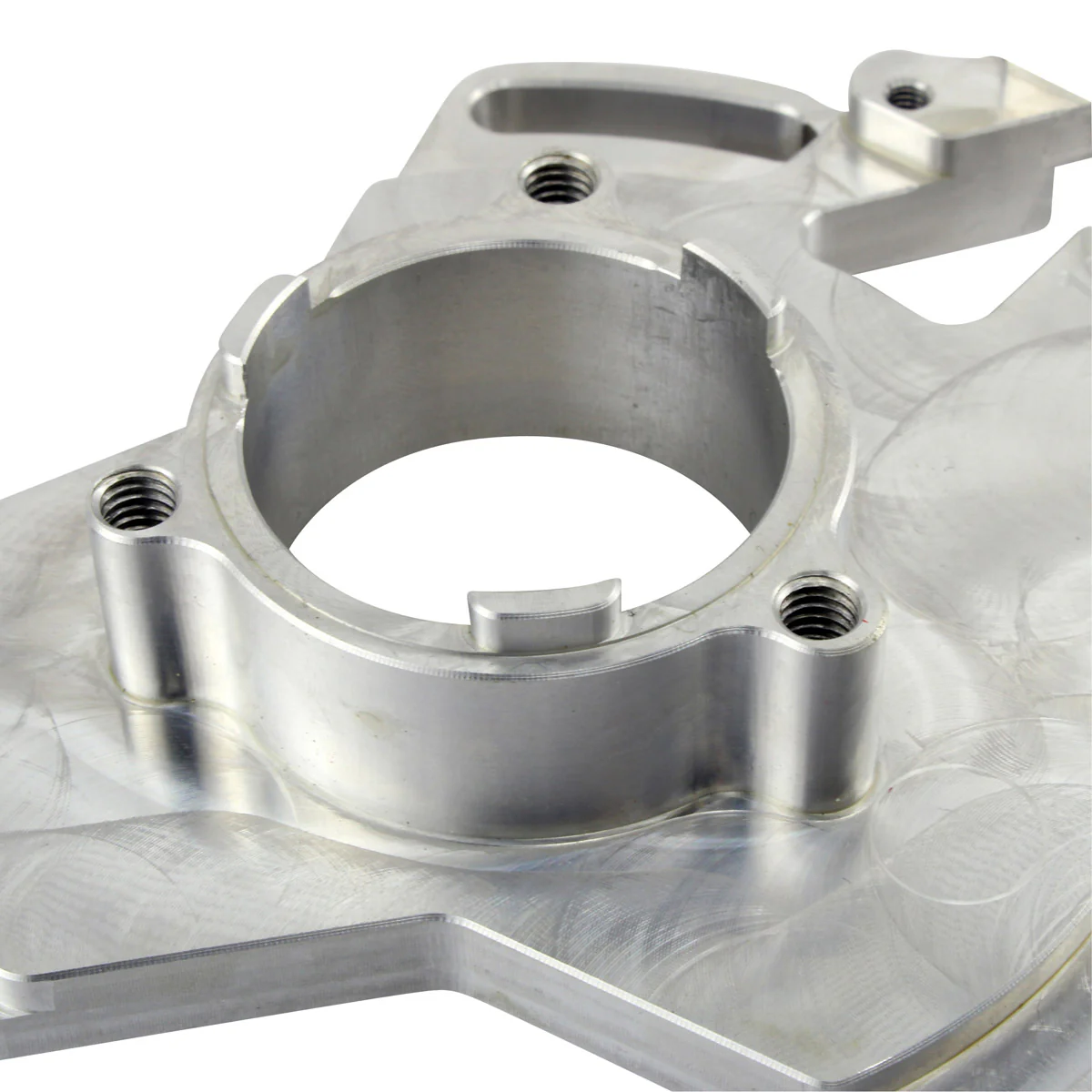 Performance Machined Aluminum Adjustable Stator Timing Back Plate for Yamaha YFZ350 Banshee 1987-2006 Sparkling Silver - Image 13