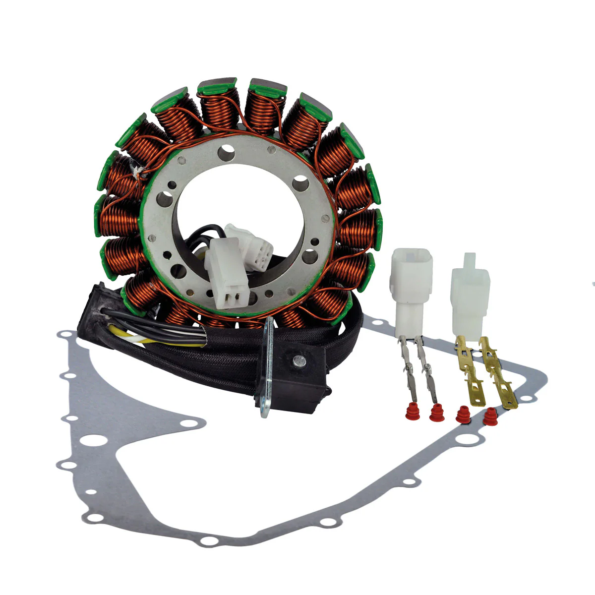 Kit Stator + Crankcase Cover Gasket for Suzuki LTA 400 Eiger Auto Arctic Cat 400 Auto 2002-2008 - Image 2