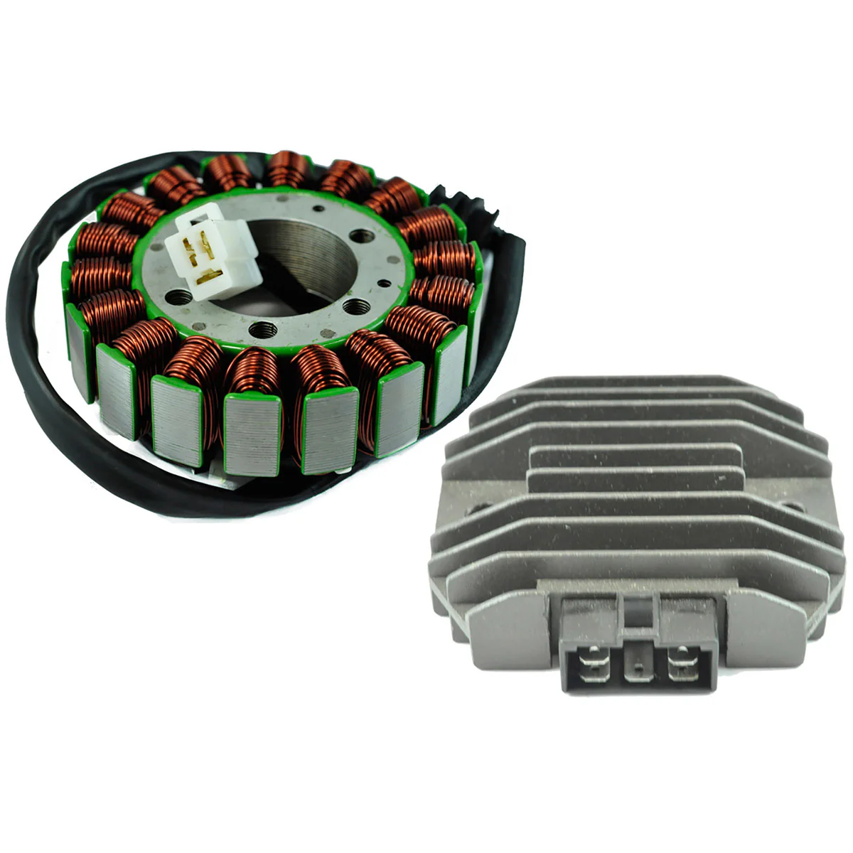Kit Stator + Voltage Regulator Rectifier for Yamaha YZF R6 1999-2002 - Image 2