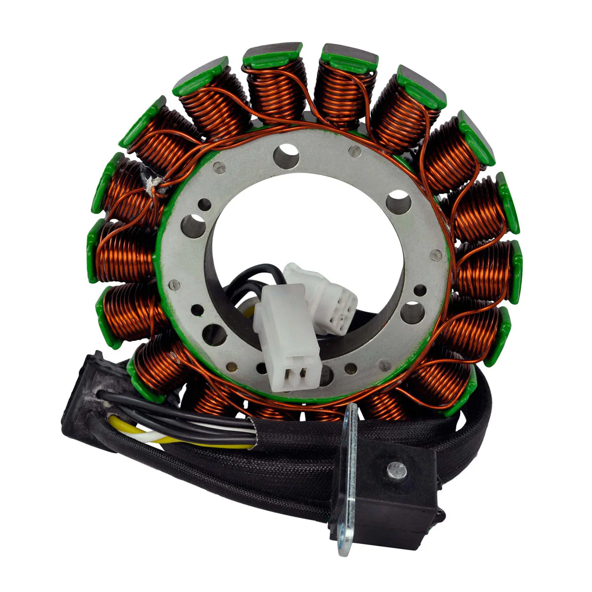 Kit Stator + Improved Magneto Flywheel + Regulator Rectifier for Suzuki LTA 400 Eiger / LTF 400 Eiger 2002-2007 - Image 3