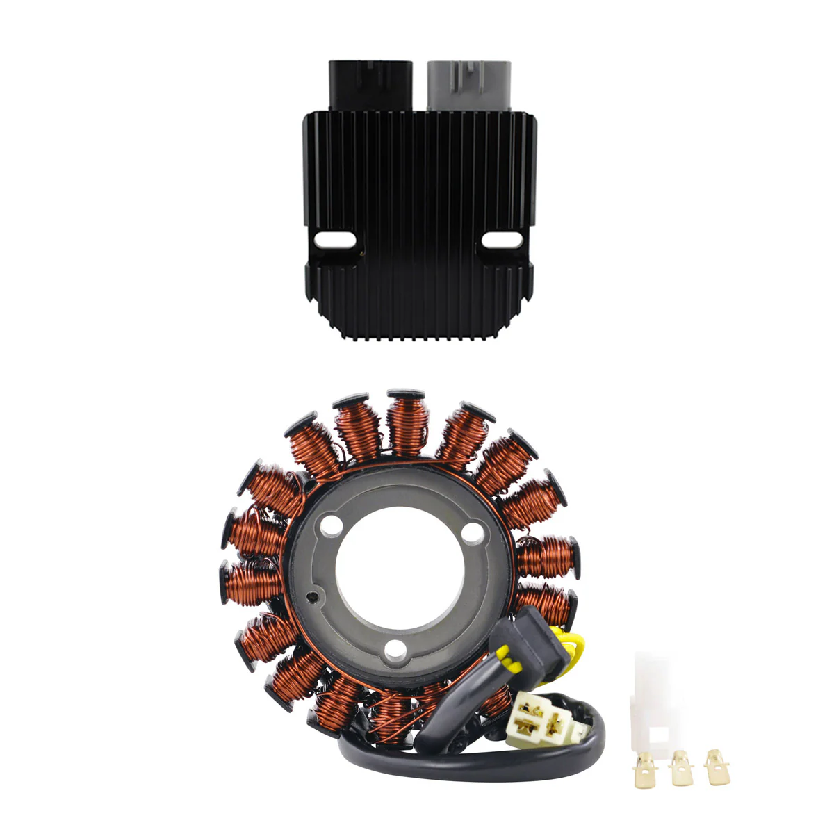 REVOLT Voltage Regulator + Stator for Suzuki GSXR 600 750 2006-2024 OEM Repl.# 31401-01H00 31401-01H10 31401-01H20 - Image 3