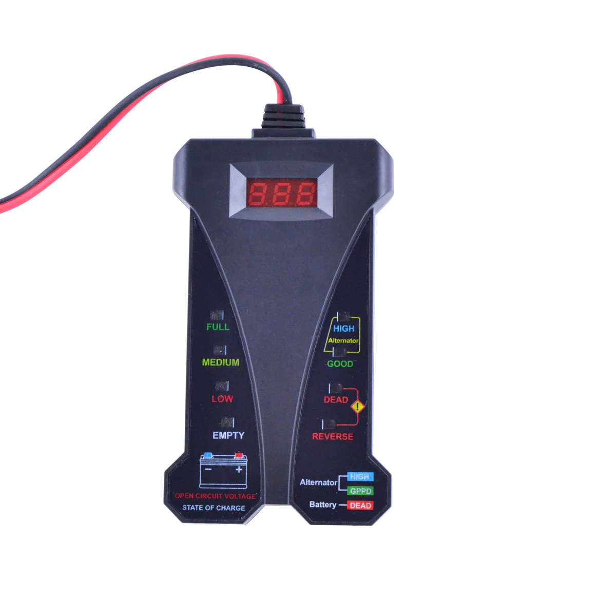 Universal 12 Volts Digital Battery Tester / Charging System Analyzer - Image 14