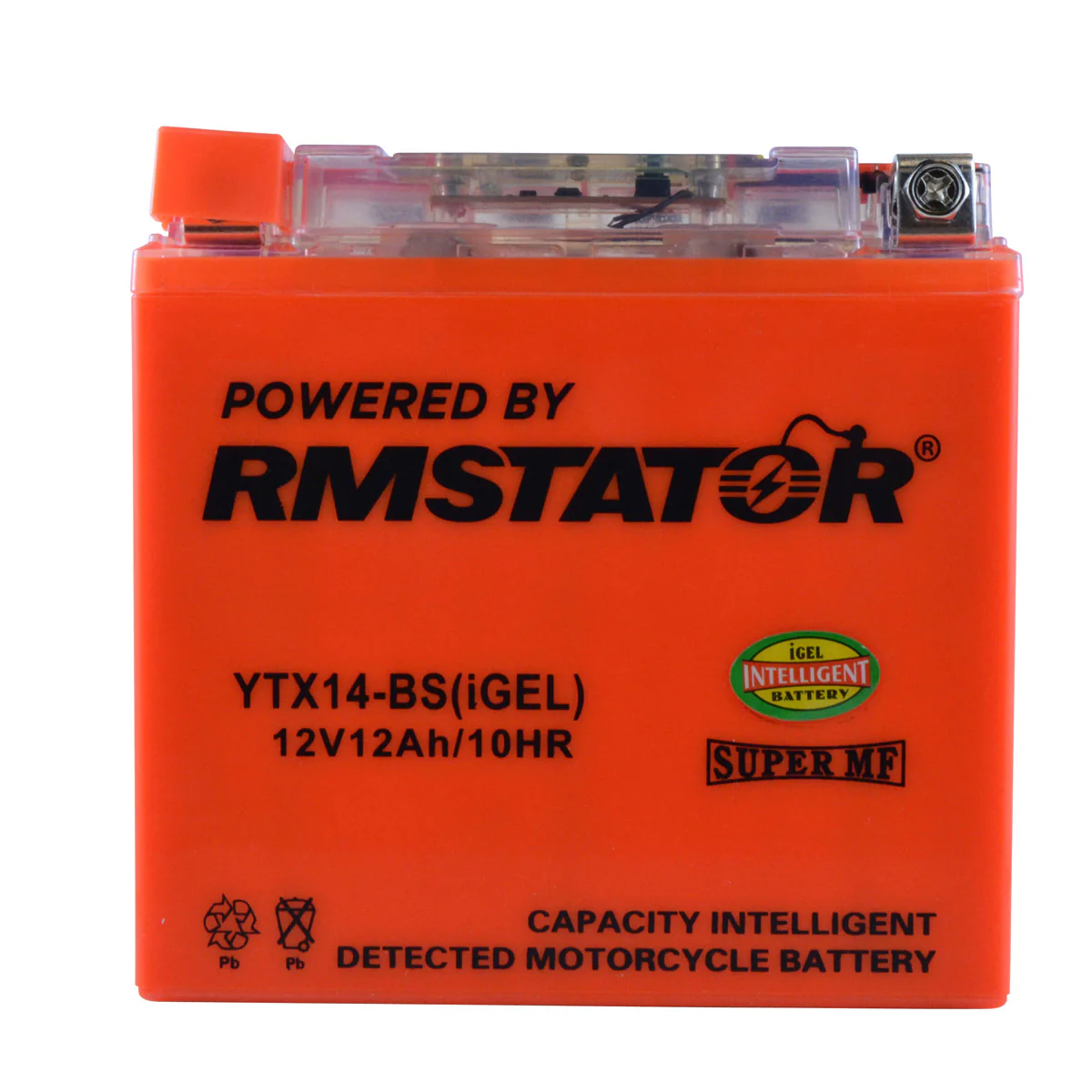 YTX14-BS 12V 12AH 200 CCA Maintenance Free - Sealed AGM Battery – Built-In Voltage Meter for ATV Motorcycles Scooters - Image 8