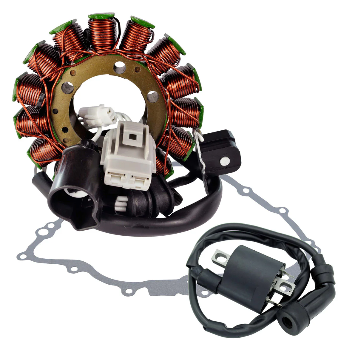 Kit Stator + Gasket + External Ignition Coil for Yamaha YXR Rhino 700 2008-2011 - Image 2