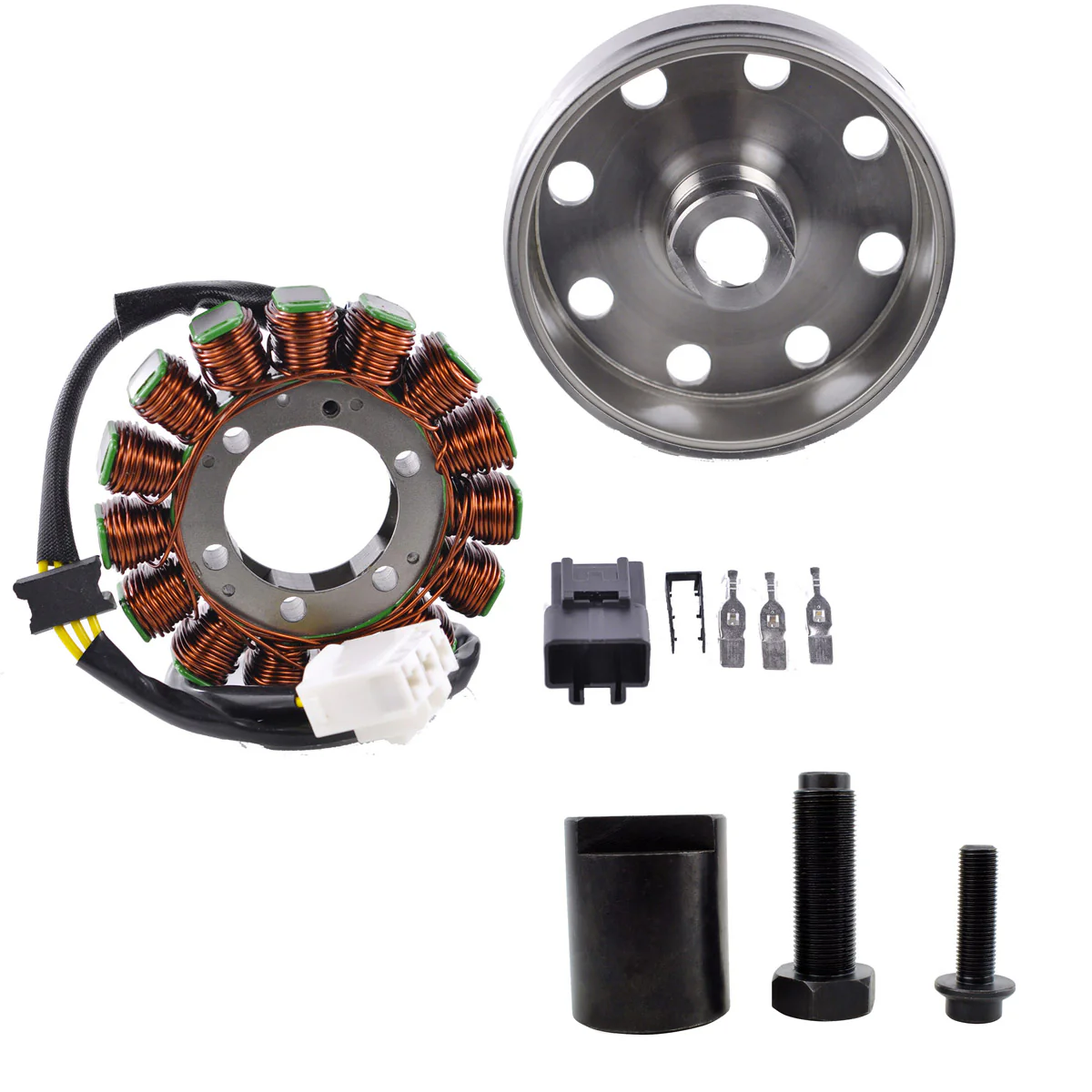 Improved Stator + Kokusan Flywheel Upgrade for Aprilia RSV4 2011-2020 / Tuono 1000 V4 2011-2015 / Tuono 1100 V4 2016-20 - Image 2