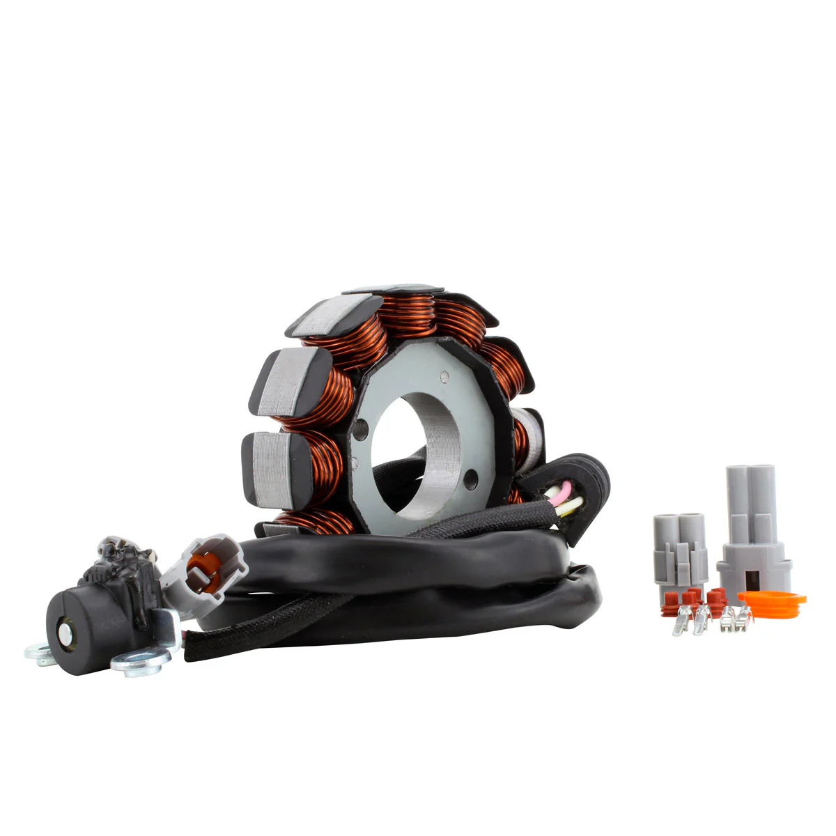 AC to DC Lighting + 140W High Power Stator + Voltage Regulator + CDI Box ECM System Upgrade for Yamaha YFZ 450 2004-2009 - Image 3