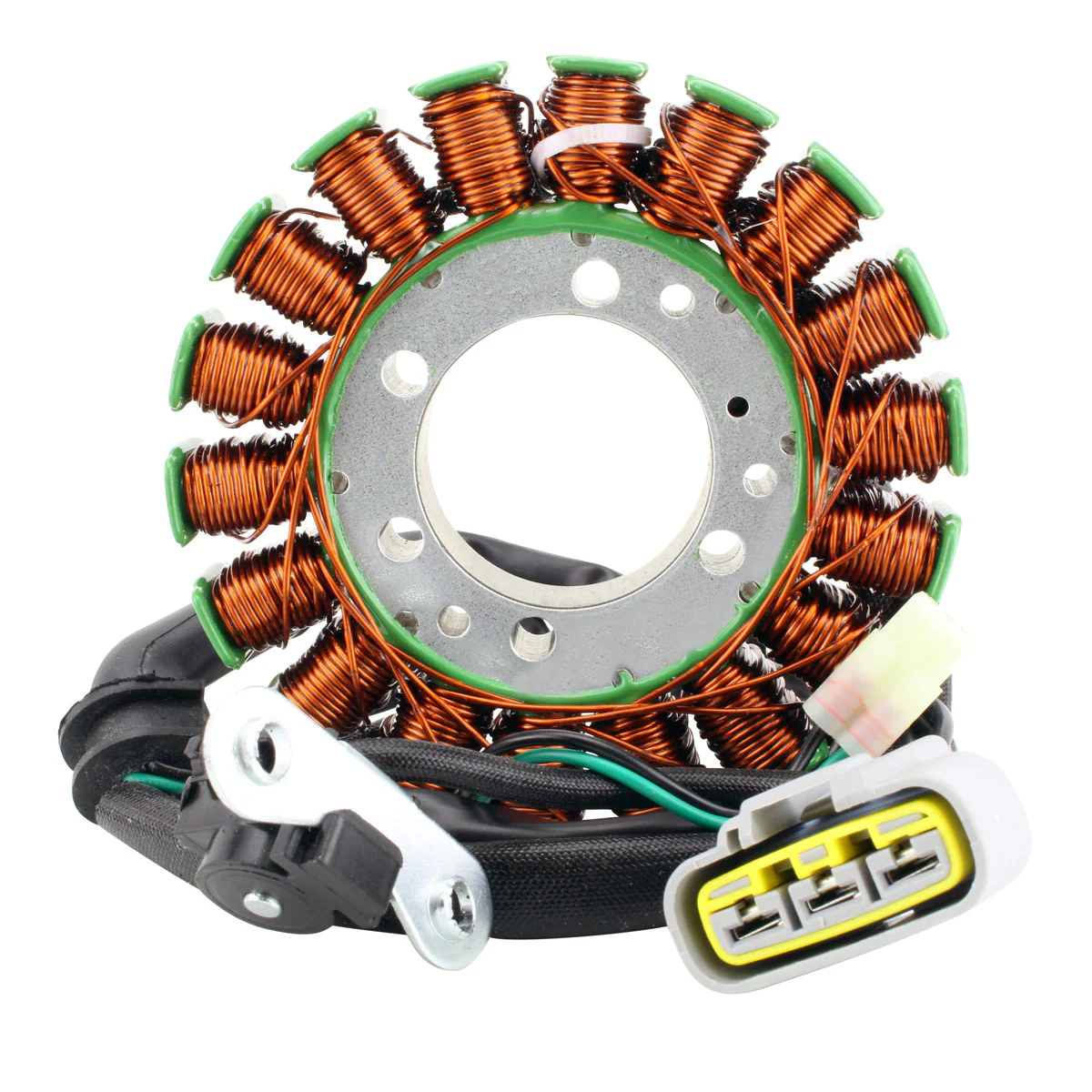 Stator + RMSTATOR Red Machined Alum Mosfet Regulator for Triumph Street Triple 660 675 765 2008-2020 | T1300057 T1300205 - Image 3