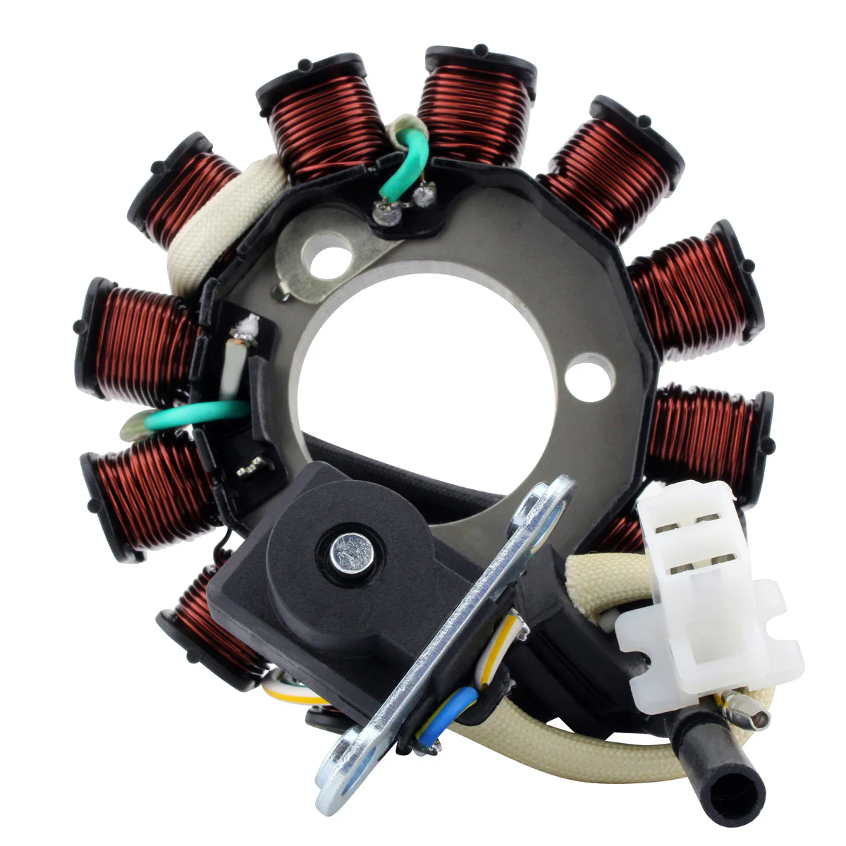 Kit Stator + Voltage Regulator for Honda CBF 125 2009 2010 2011 2012 2013 | OEM Repl.# 31120-KWF-941 / 31600-KSP-861 - Image 3