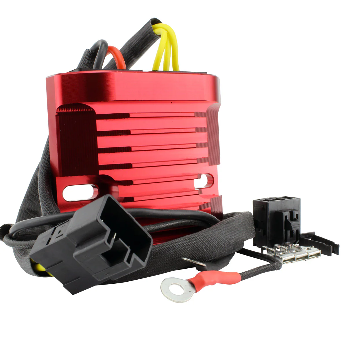Generator Stator + Aluminum Machined Mosfet Regulator for Honda CBR 600 F4i 2001-2004 | OEM Repl.# 31600-MBW-D21 - Image 7
