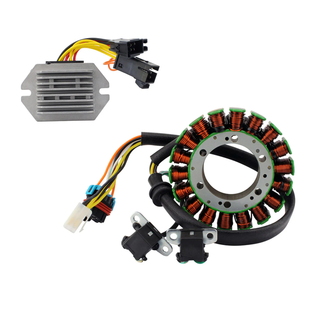 Kit Stator + Regulator for Polaris 600 Racer 2021-2023 | 600 800 Switchback / Rush Pro-S 2015-2020 | OEM# 4013413 / 4015642